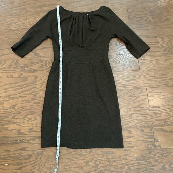 Trina Turk Classic Charcoal Sarafina Ponte Shift Dress Size 10 - Picture 9 of 13
